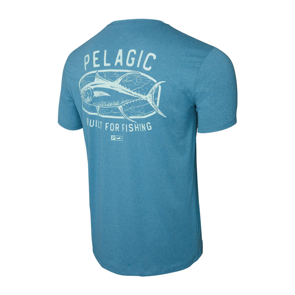 Playera Pelagic Stratos Map Fish - Ocean