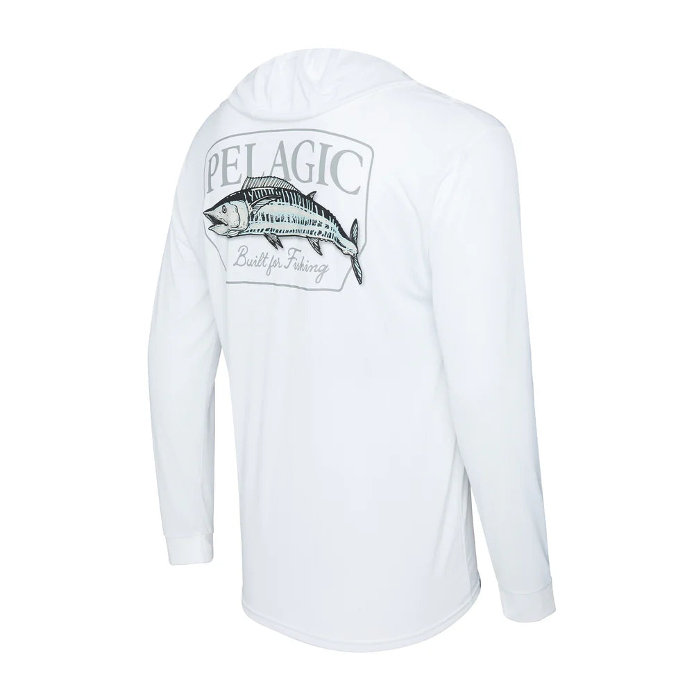 Pelagic Aquatek Hooded Wahoo'd - White