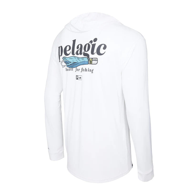 Pelagic Aquatek Hooded Built for Trollin - White