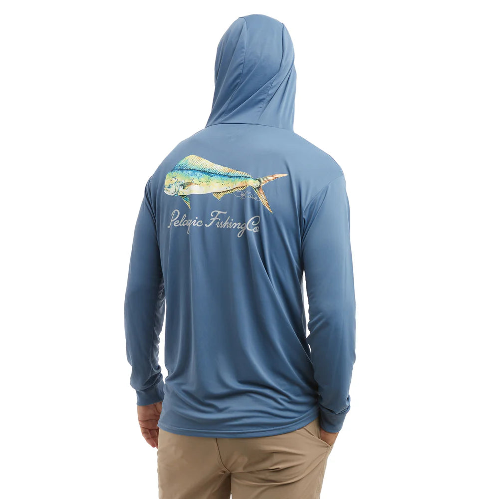 Pelagic Aquatek Hooded Goione Mahi - Petrol