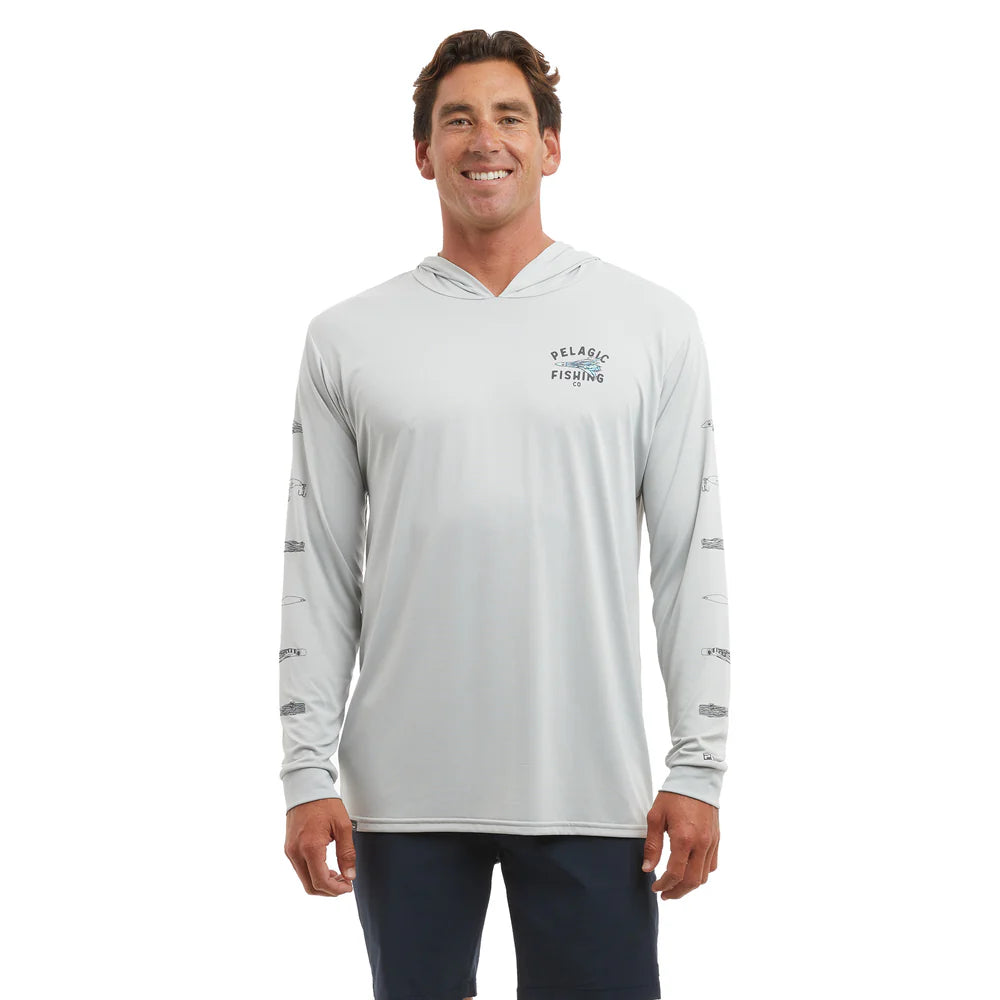Pelagic Aquatek Hooded Feather'd - Light Grey
