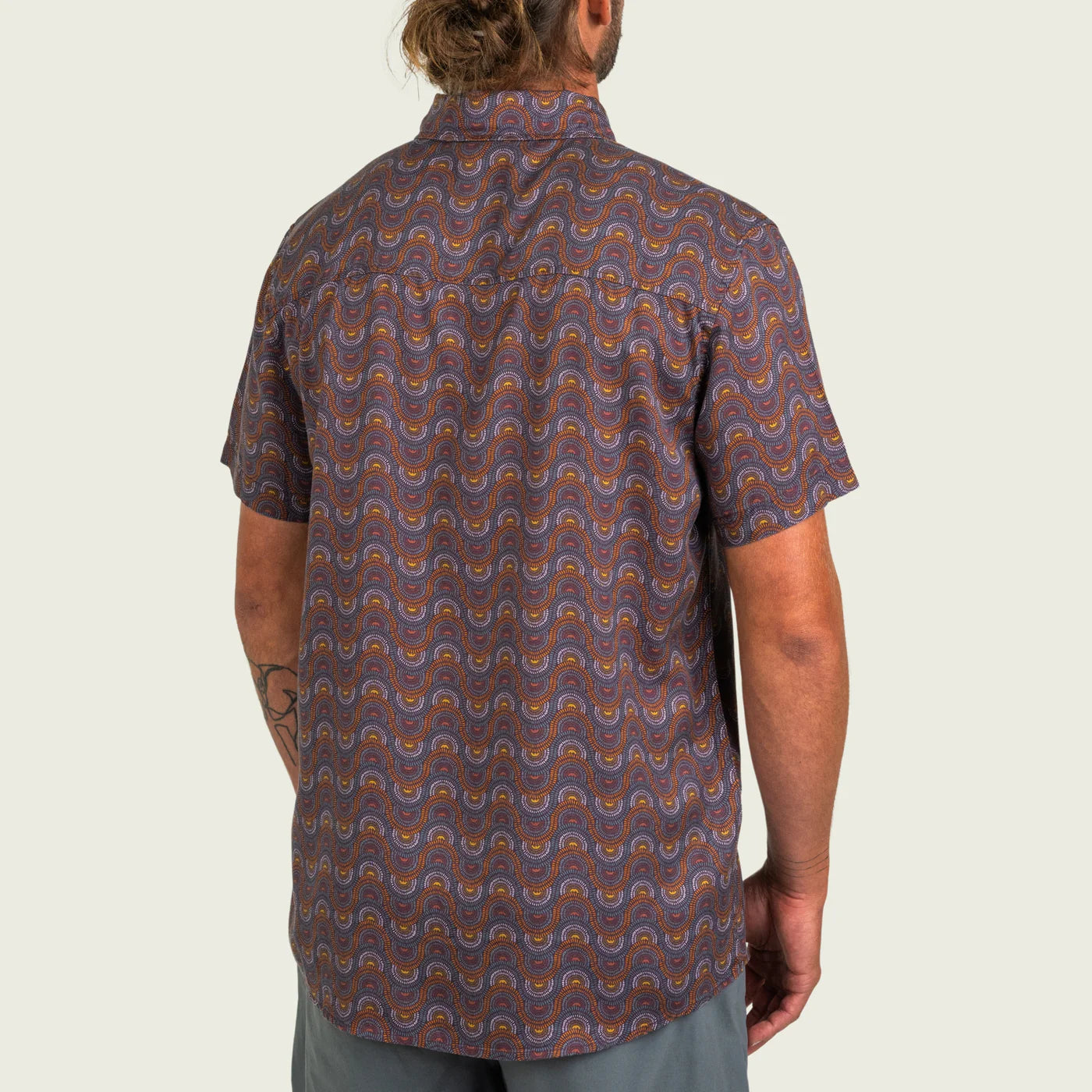 Camisa Marsh Wear Hagood Shortsleeve Shirt - Raisin