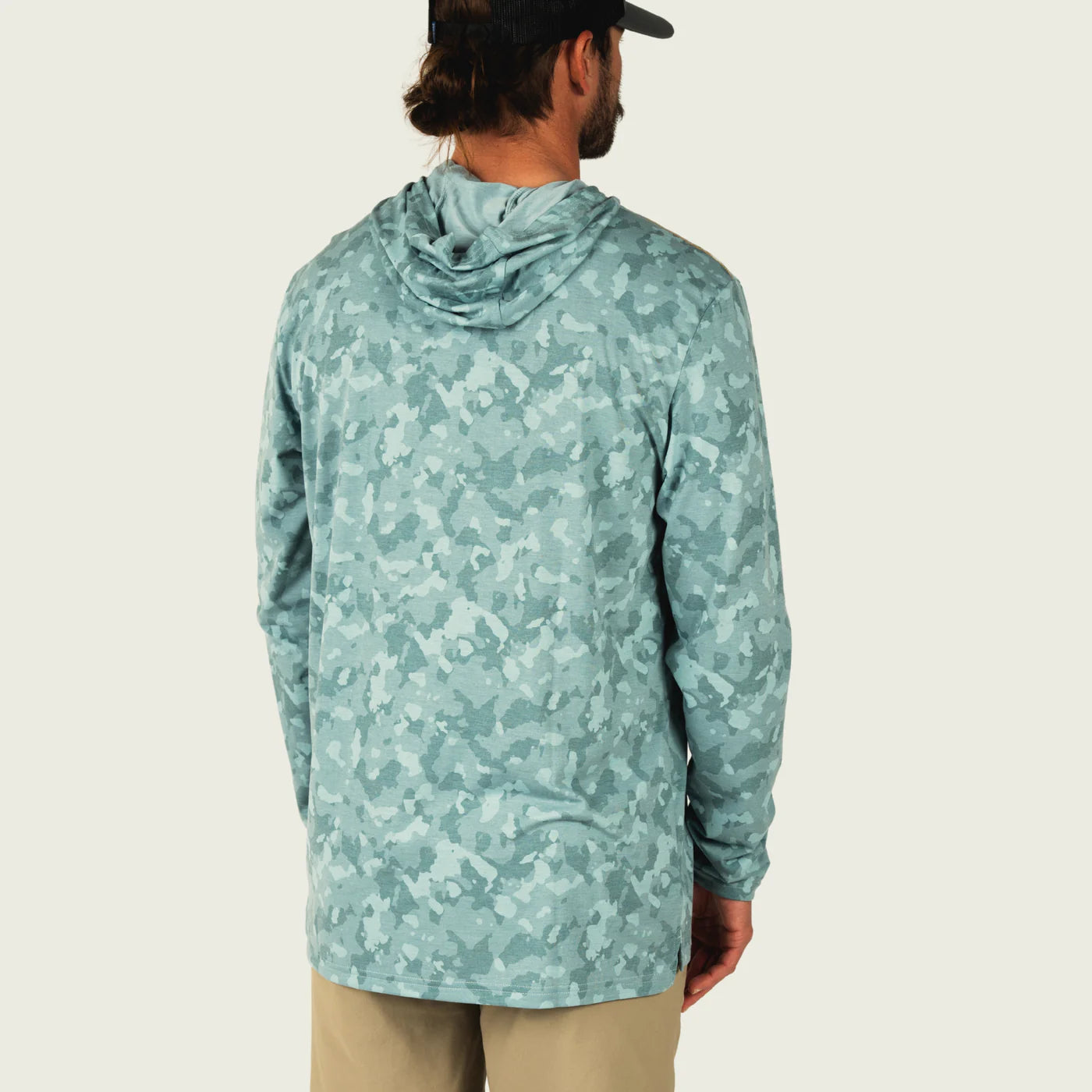 Playera Marsh Wear Buxton Tech Hoodie - Trellis Foxhole Heather