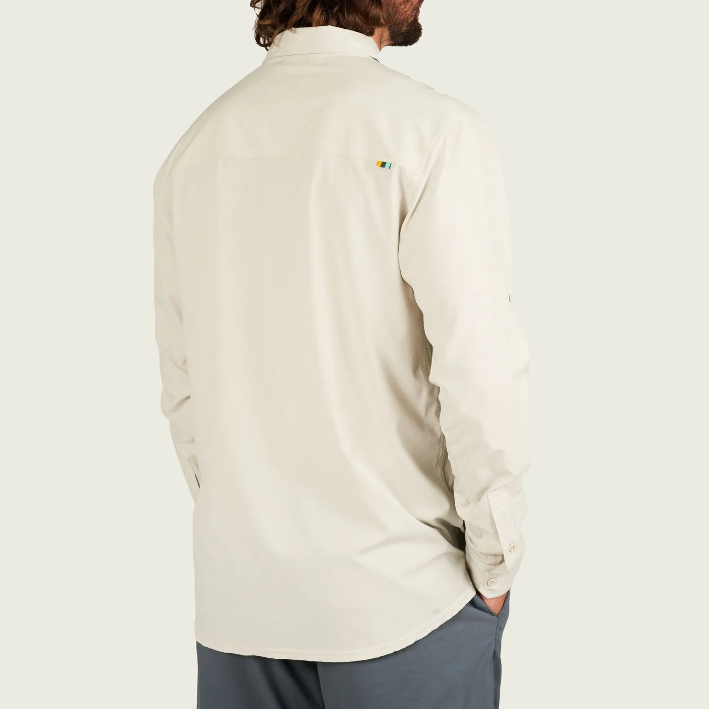 Camisa Marsh Wear Lenwood Tech Longsleeve Shirt - Stone