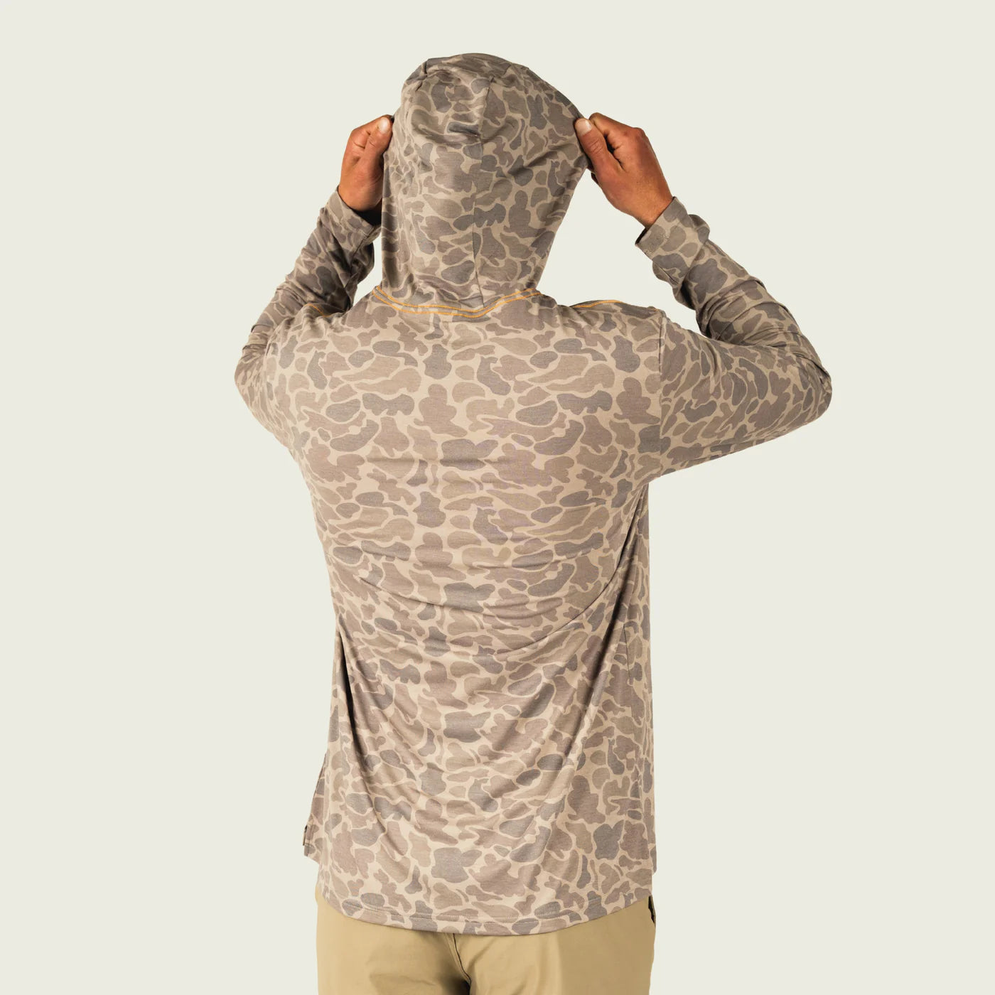 Playera Marsh Wear Buxton Tech Hoodie - KHAKI Mallard Camo