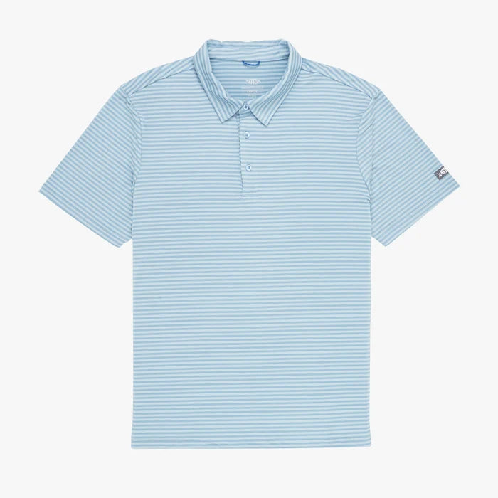Playera Aftco Link SS Performance Polo - Airy Blue