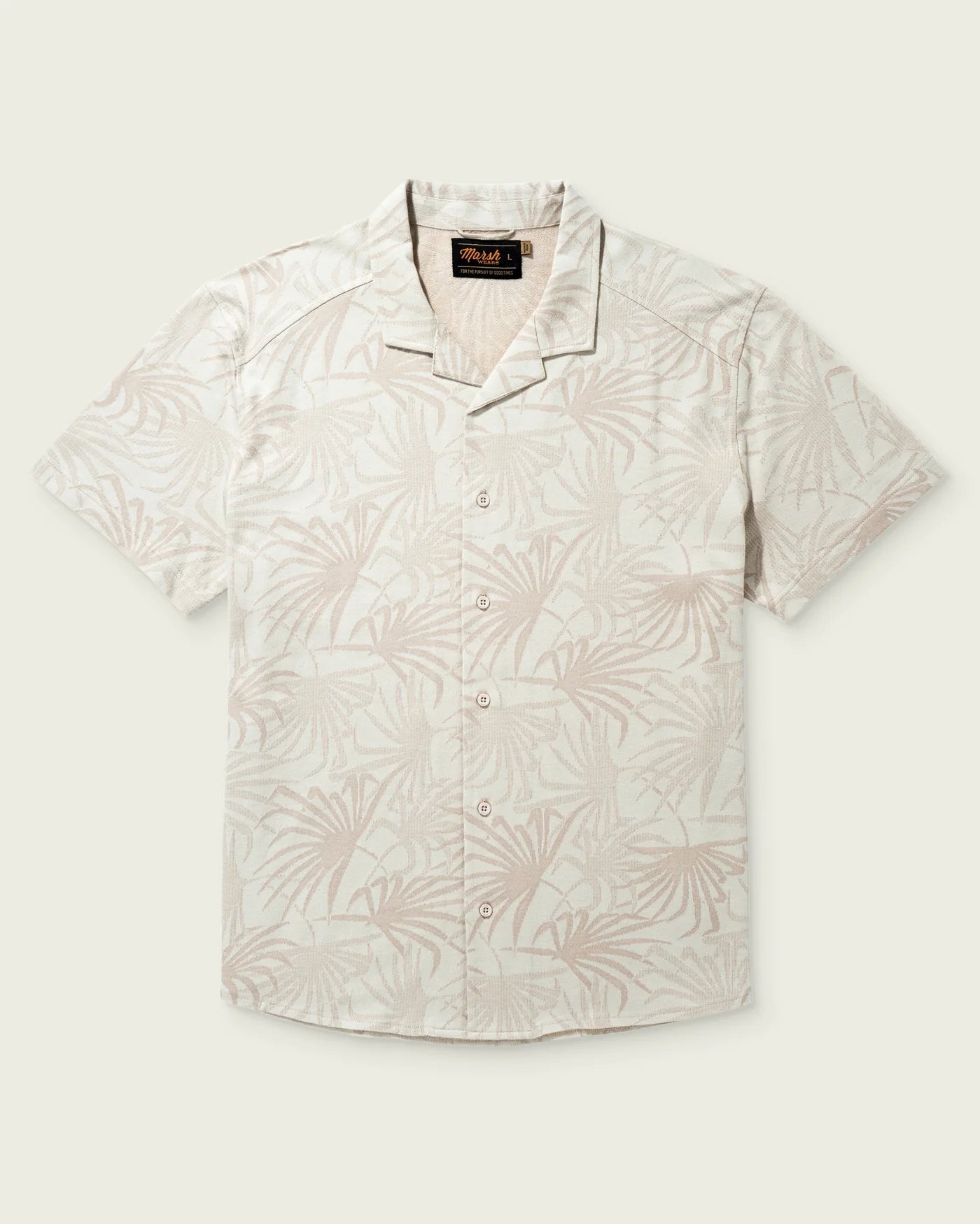 Camisa Marsh Wear Style MWK1026 Baracoa Camp Shirt - Stone