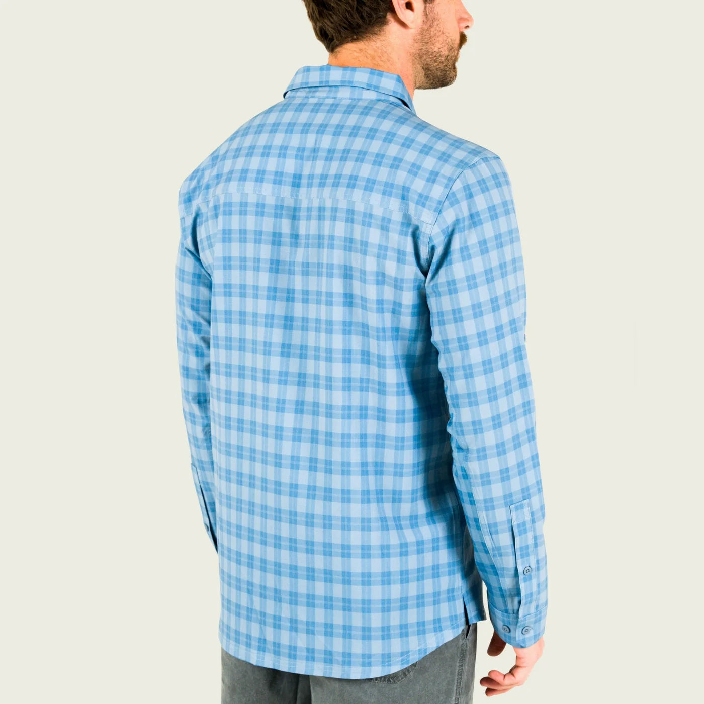 Camisa Marsh Wear Style MWW2022 Lenwood Tech Longsleeve Shirt - Blue Heaven