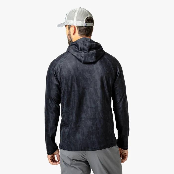 Sudadera con Capucha Aftco Coastal Layer Camo Hoodie - Black Current Camo