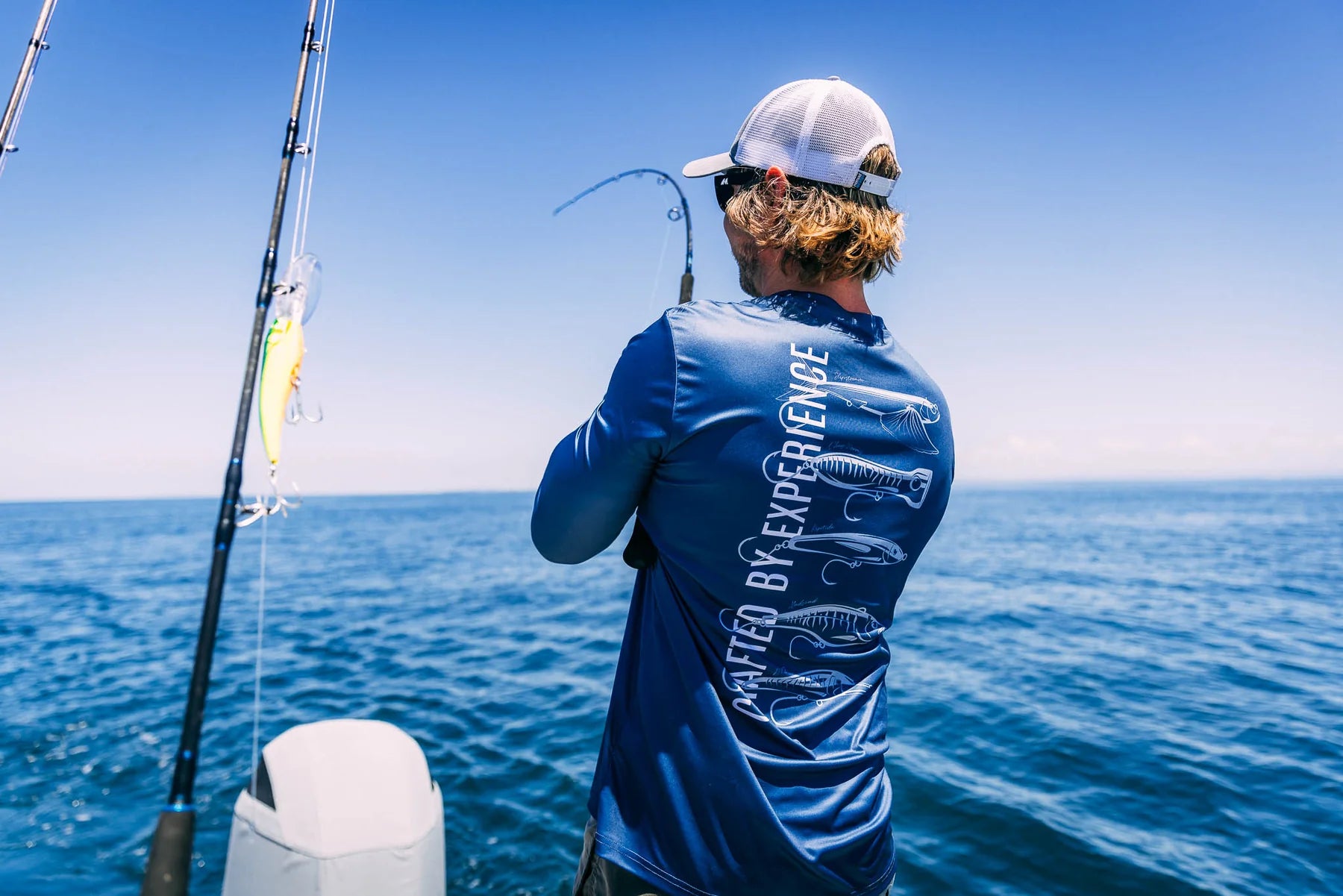 Playera Nomad Design Tech Fishing Shirt - Gunmetal