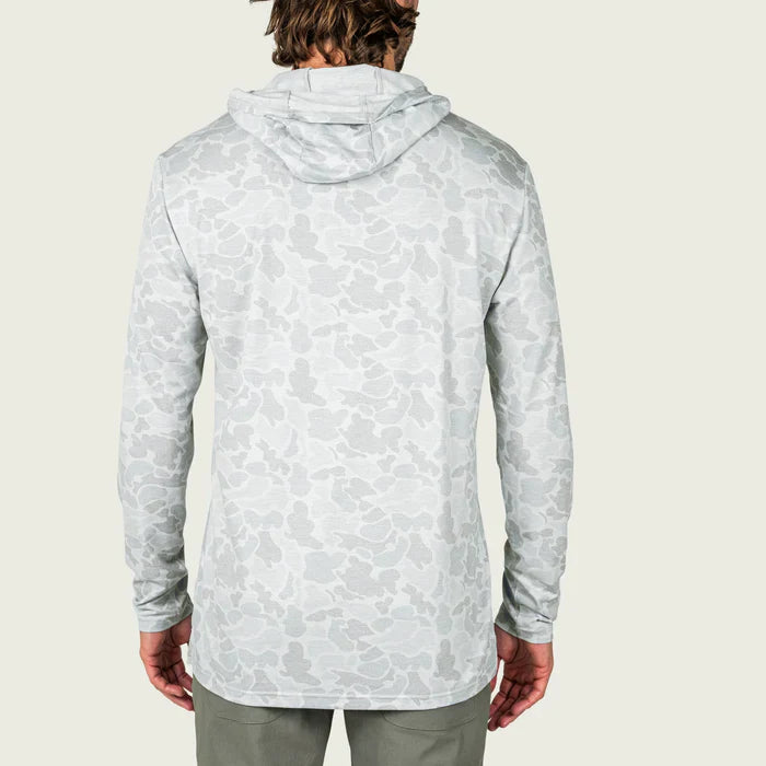 Playera Marsh Wear Style MWK3009 Buxton Tech Hoodie - Grey Mallard Camo