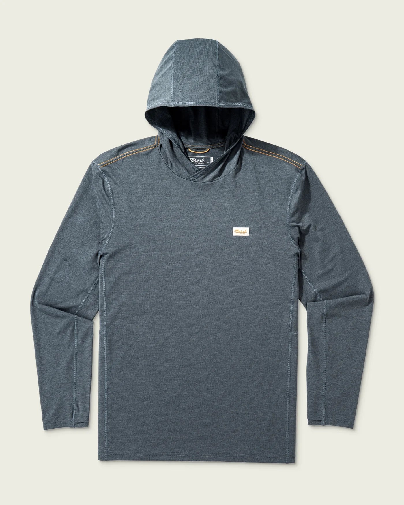 Playera Marsh Wear Style MWK3010 High Noon Tech Hoodie - Charcoal Heather