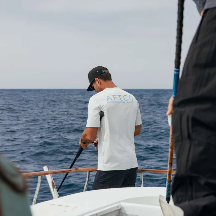 Playera Samurai SS Performance Shirt - Oyster Gray Heather