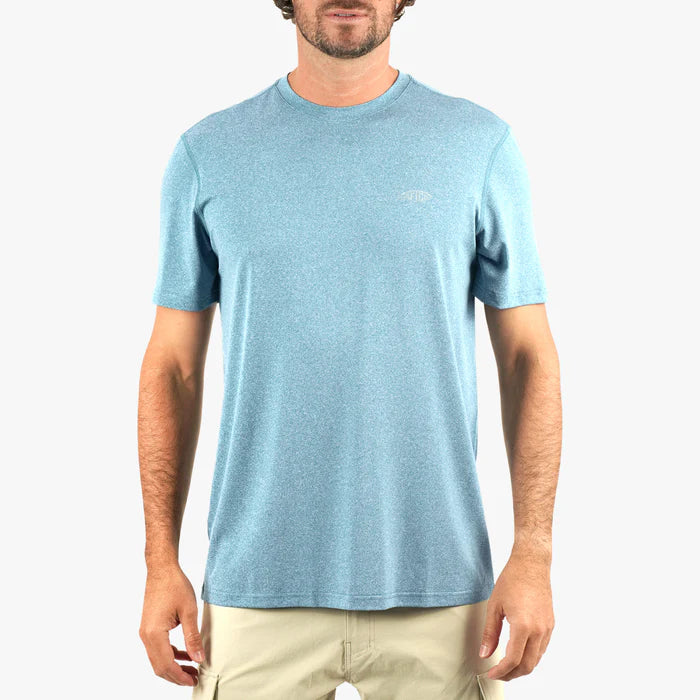 Playera Samurai SS Performance Shirt -Corsair Heather