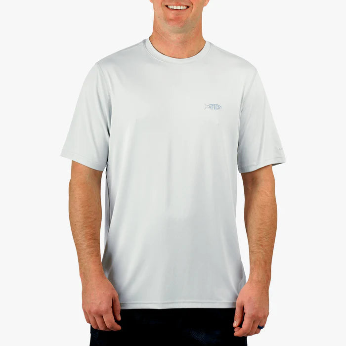 Playera Samurai SS Performance Shirt - Oyster Gray Heather