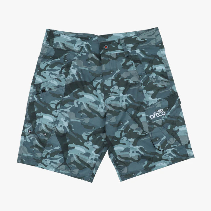 Short Aftco Tactical Fishing Shorts - Blue Camo