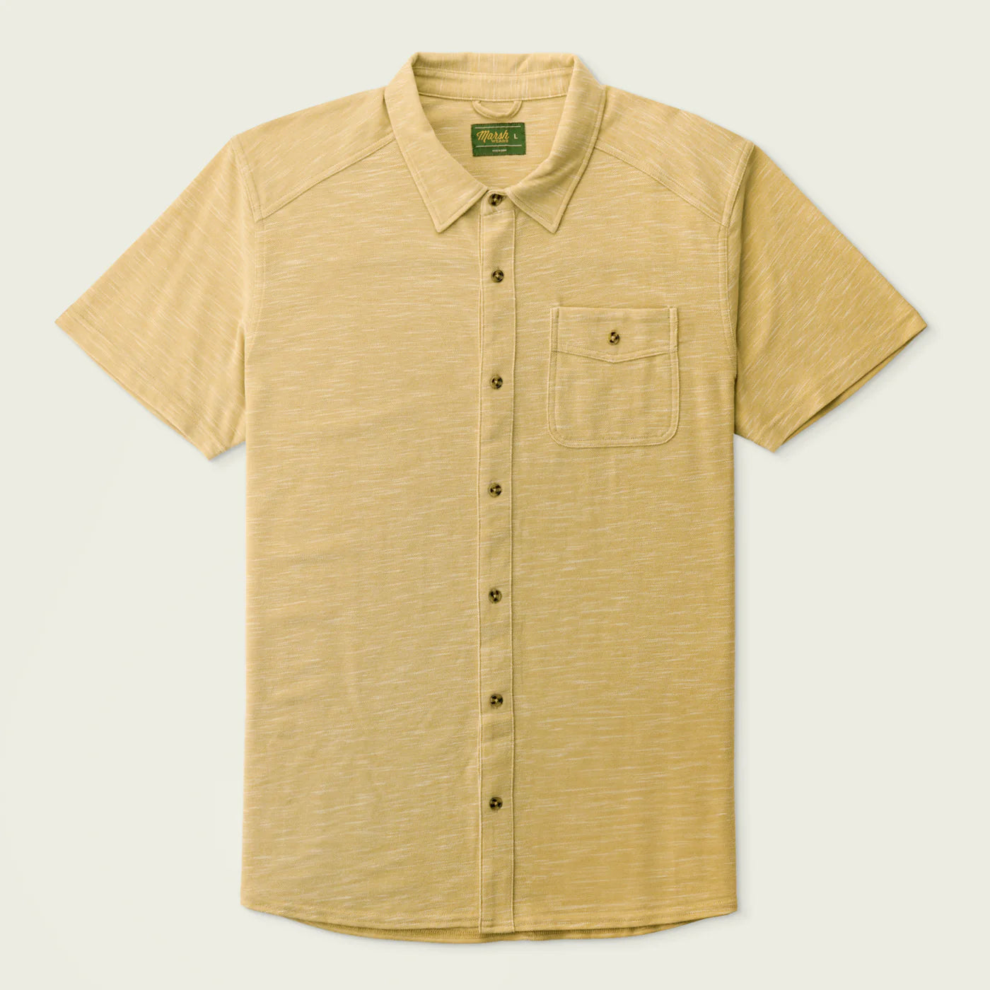 Camisa Marsh Wear Style MWK1012 Coffin Point - Wheat Heather