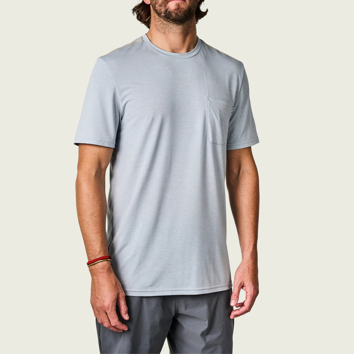 Playera Marsh Wear Buxton Tech Tee - Smoke Heather