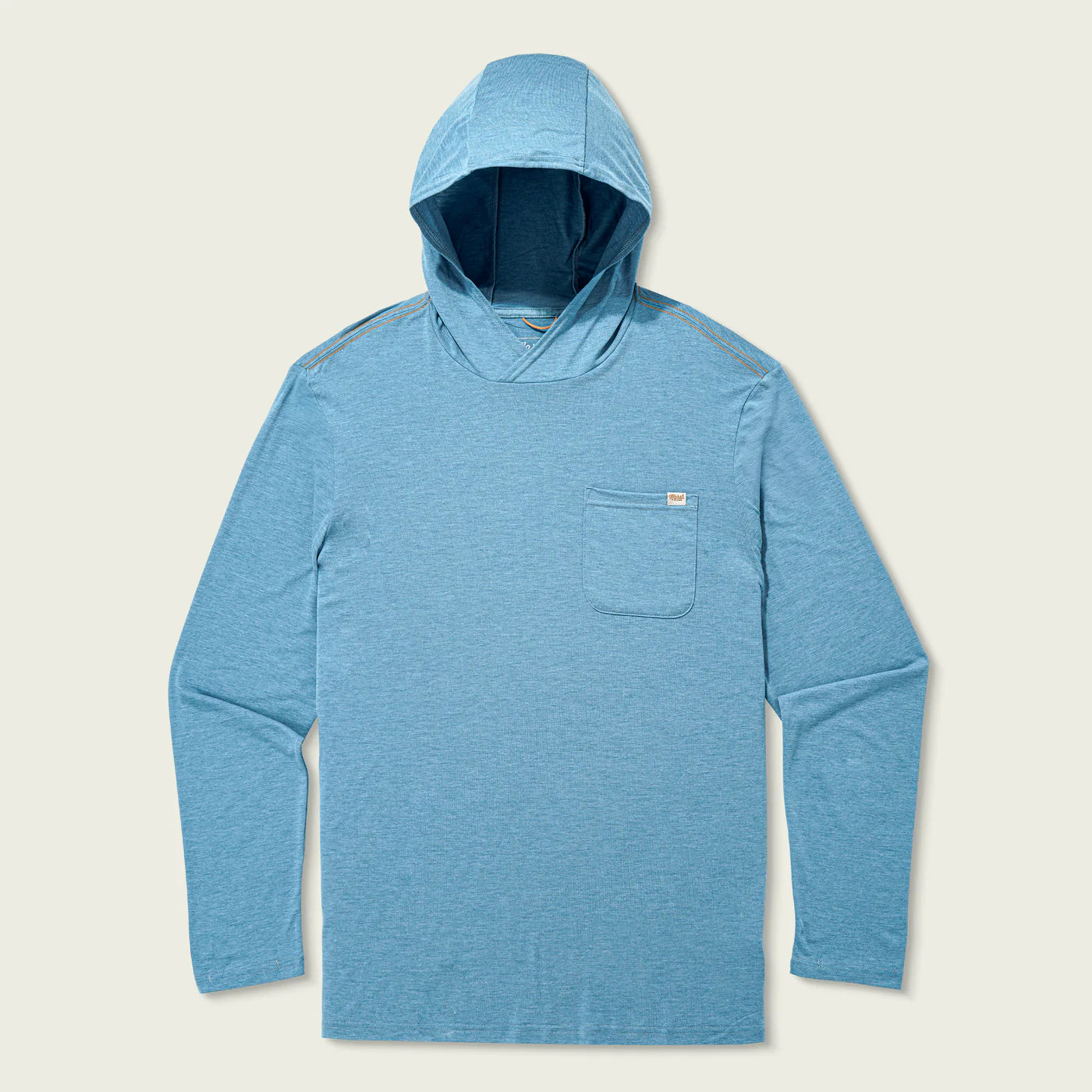 Playera Marsh Wear Buxton Tech Hoodie - Niagara Mist Heather