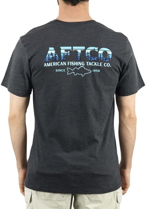 Playera Aftco Sunset Views SS T-Shirt - Charcoal Heather