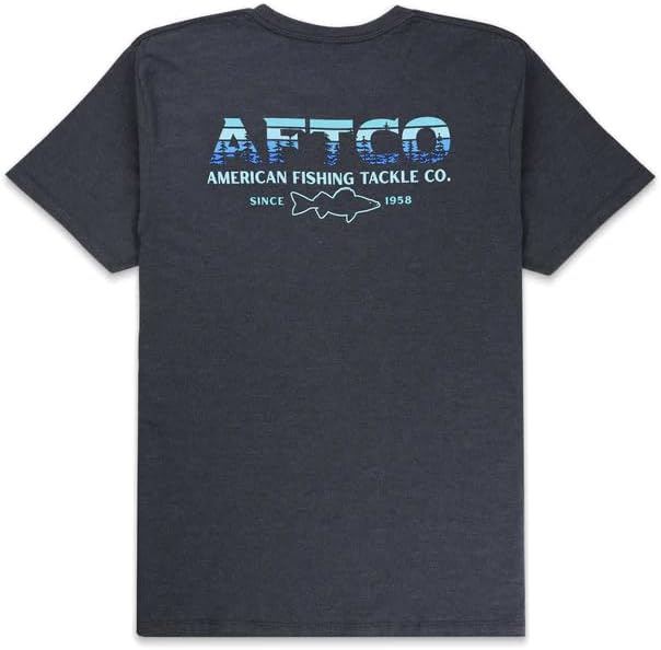 Playera Aftco Sunset Views SS T-Shirt - Charcoal Heather