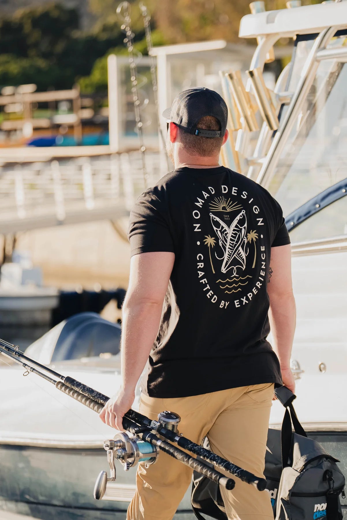 Playera Nomad Design T-Shirt Rise Of The Madscad - Vintage Black