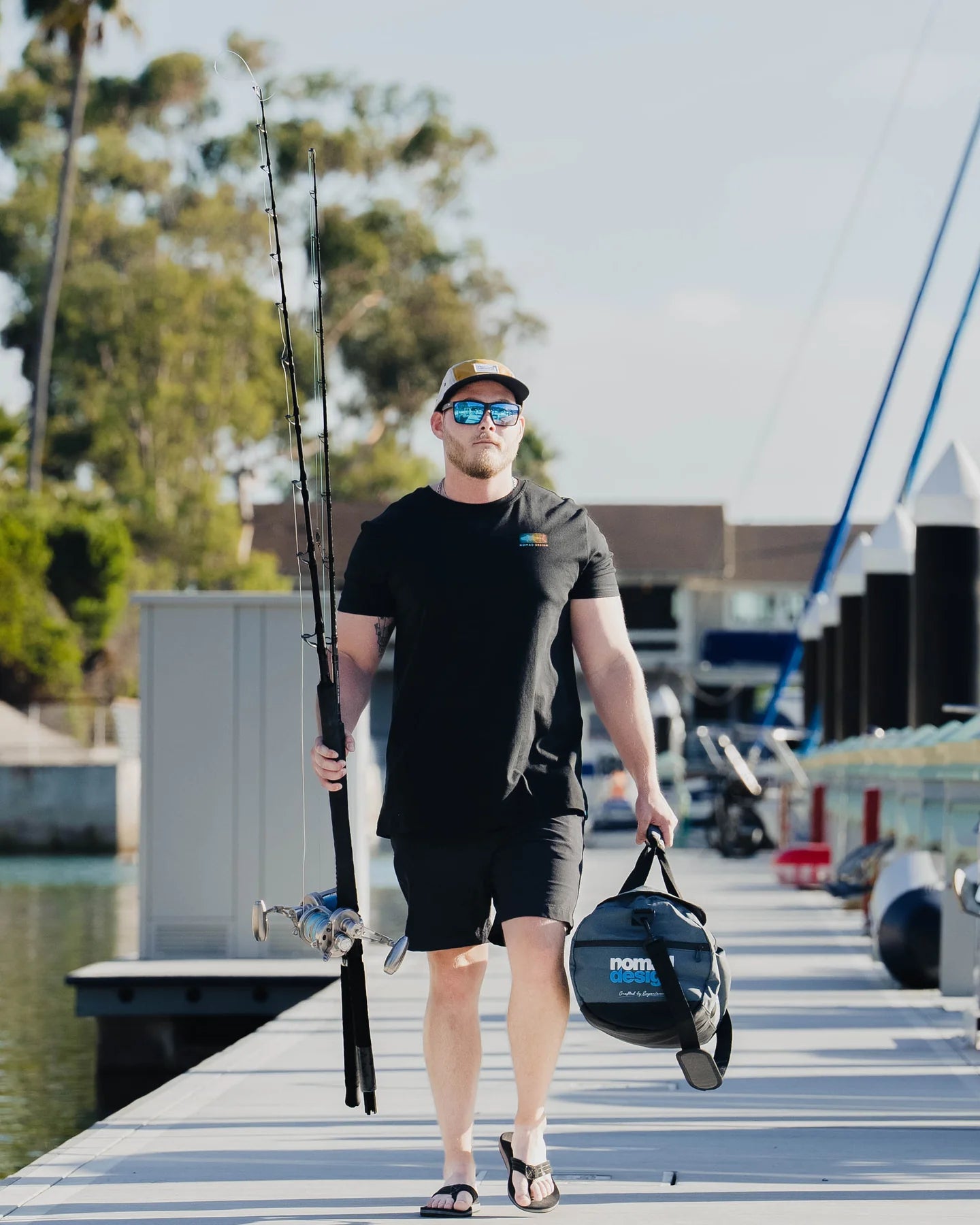 Playera Nomad Design T-Shirt Tuna Mirage - Black