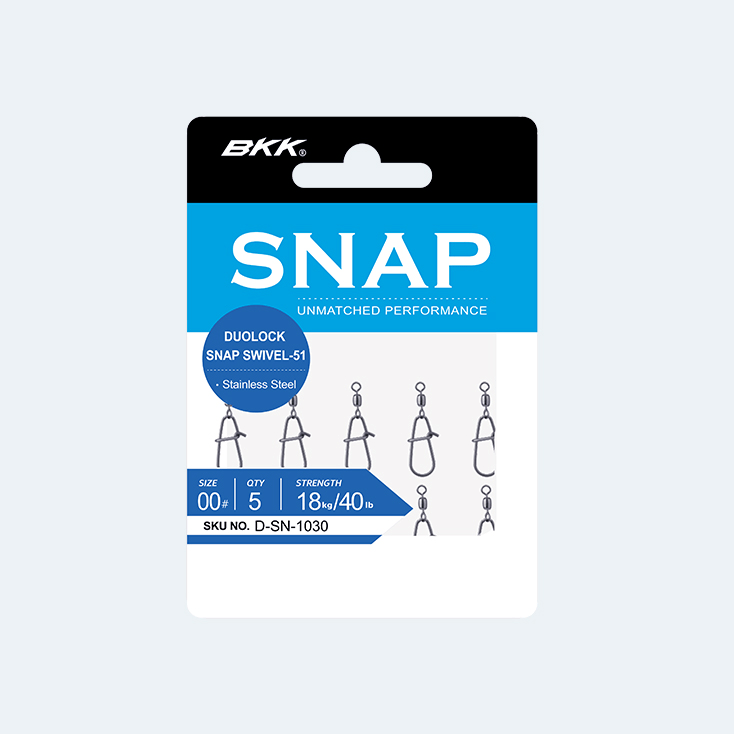 Broche con destorcedor BKK Duolock Snap Swivel 51