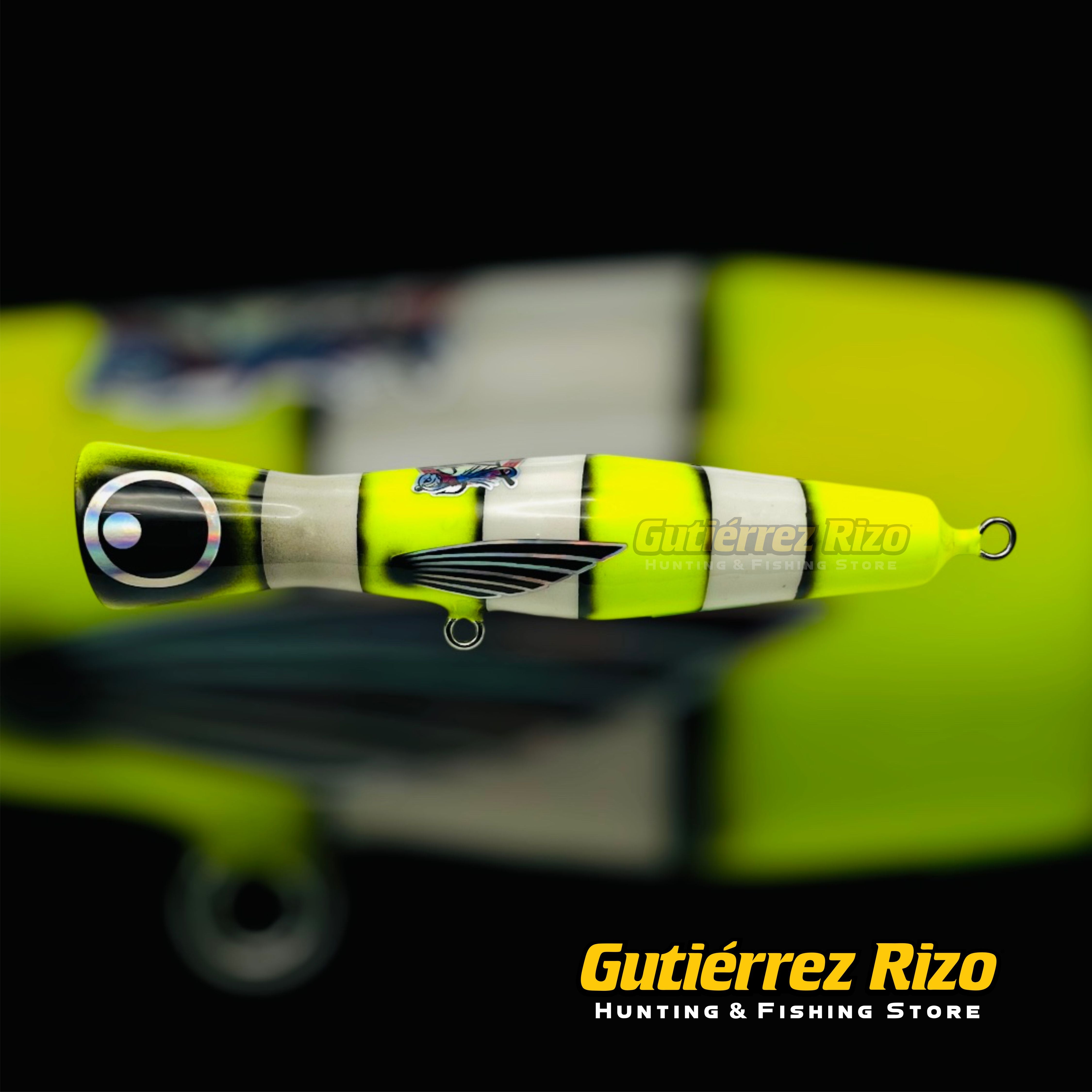 Señuelo Artesanal Chuky Lures Popper "TANKE"