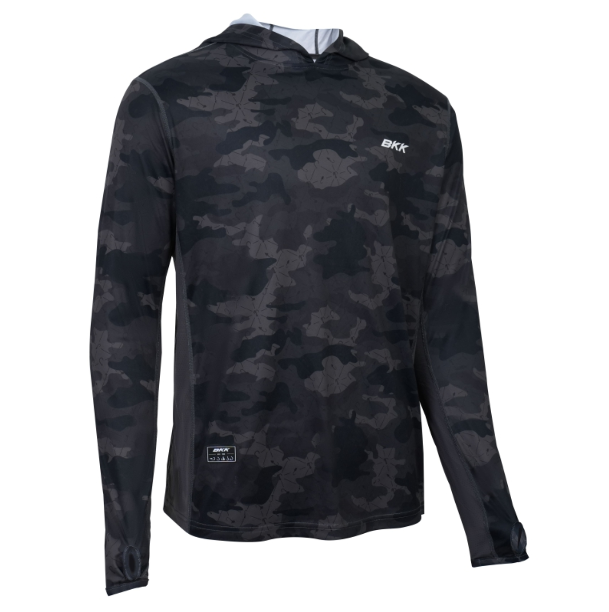 Playera BKK Hooded Long Sleeve Performance Shirt - Camo