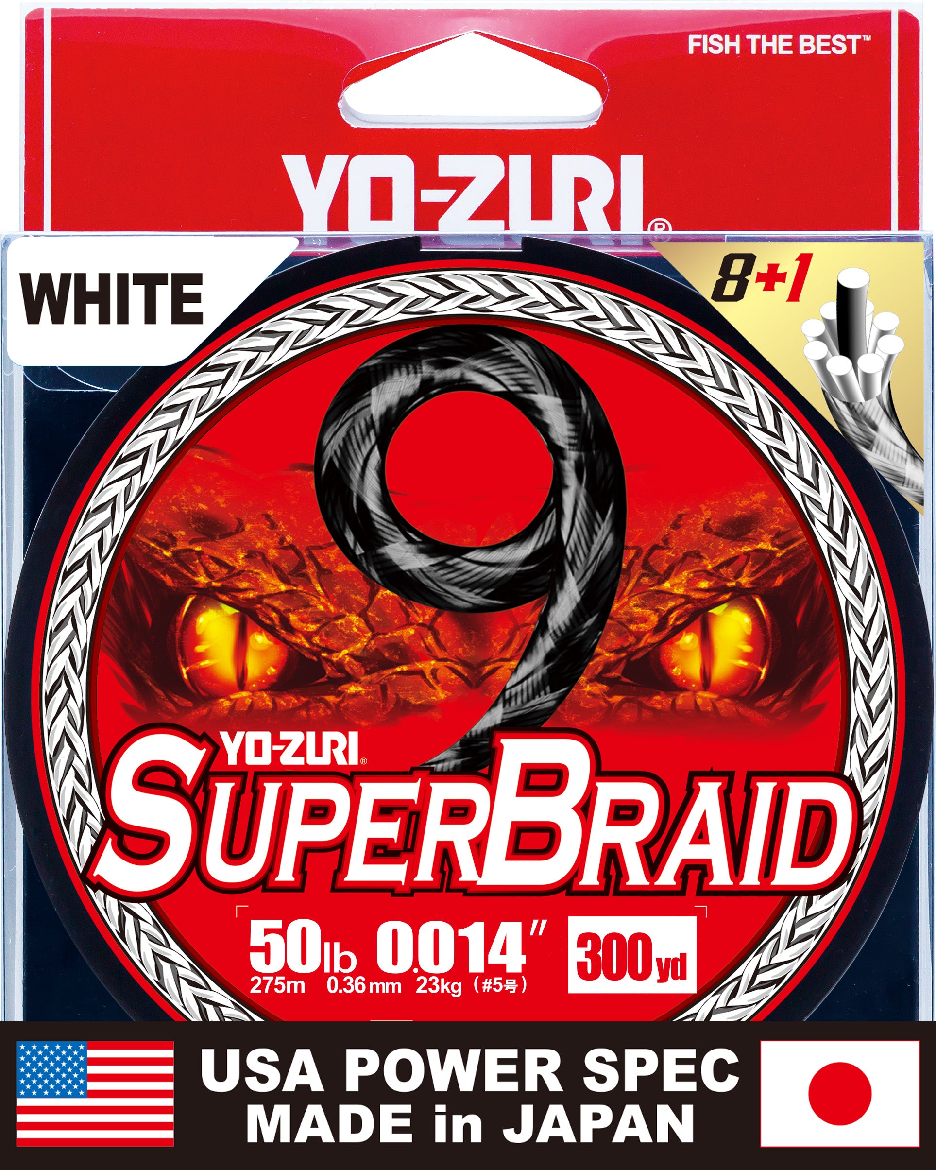 Hilo Trenzado Yo-Zuri Super Braid 9