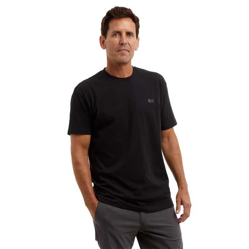 Playera Pelagic Goione Center Con - Black