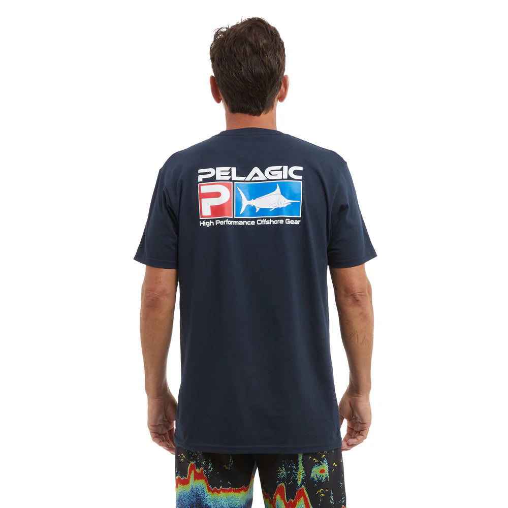 Playera Pelagic Deluxe - Blue Navy