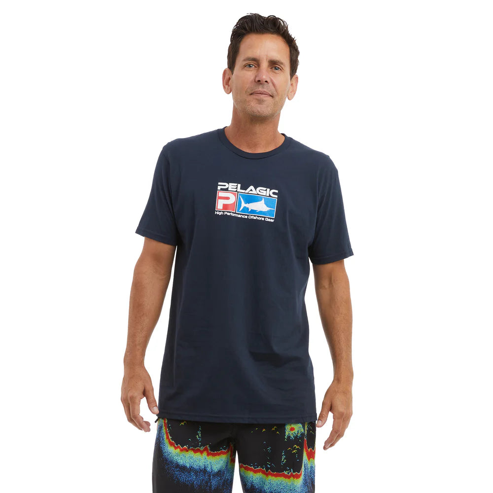Playera Pelagic Deluxe - Blue Navy