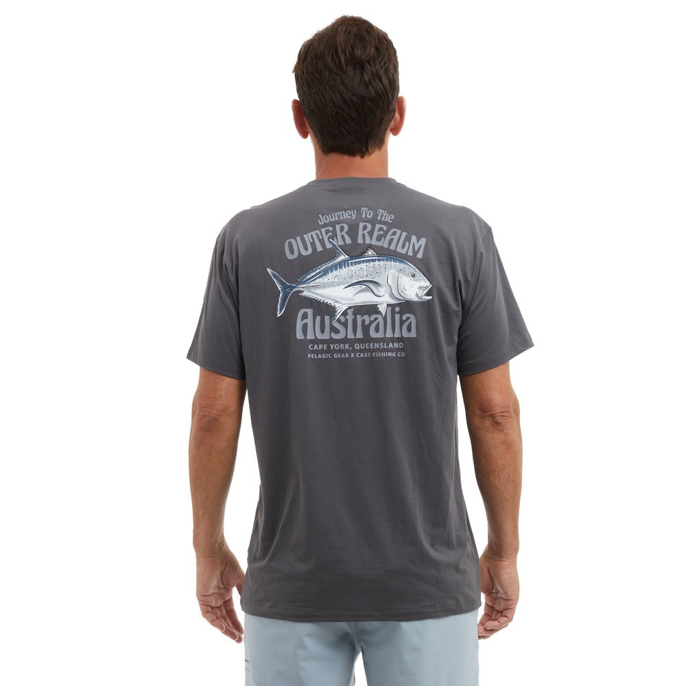 Playera Pelagic Stratos Outer Realm GT - Smoke