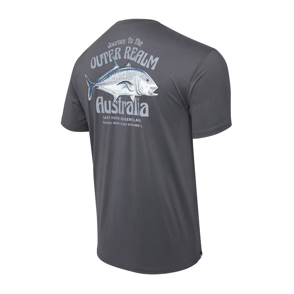Playera Pelagic Stratos Outer Realm GT - Smoke