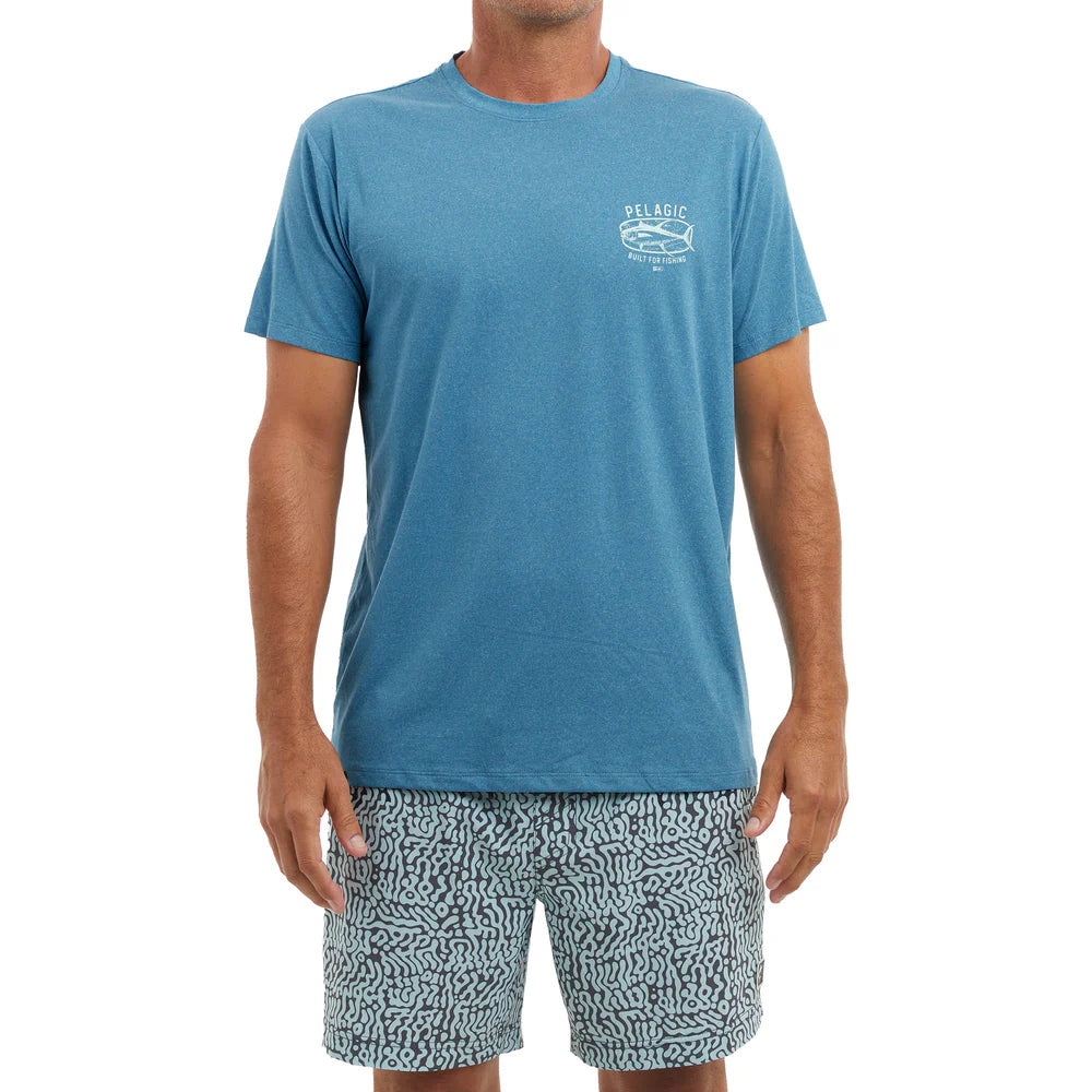 Playera Pelagic Stratos Map Fish - Ocean