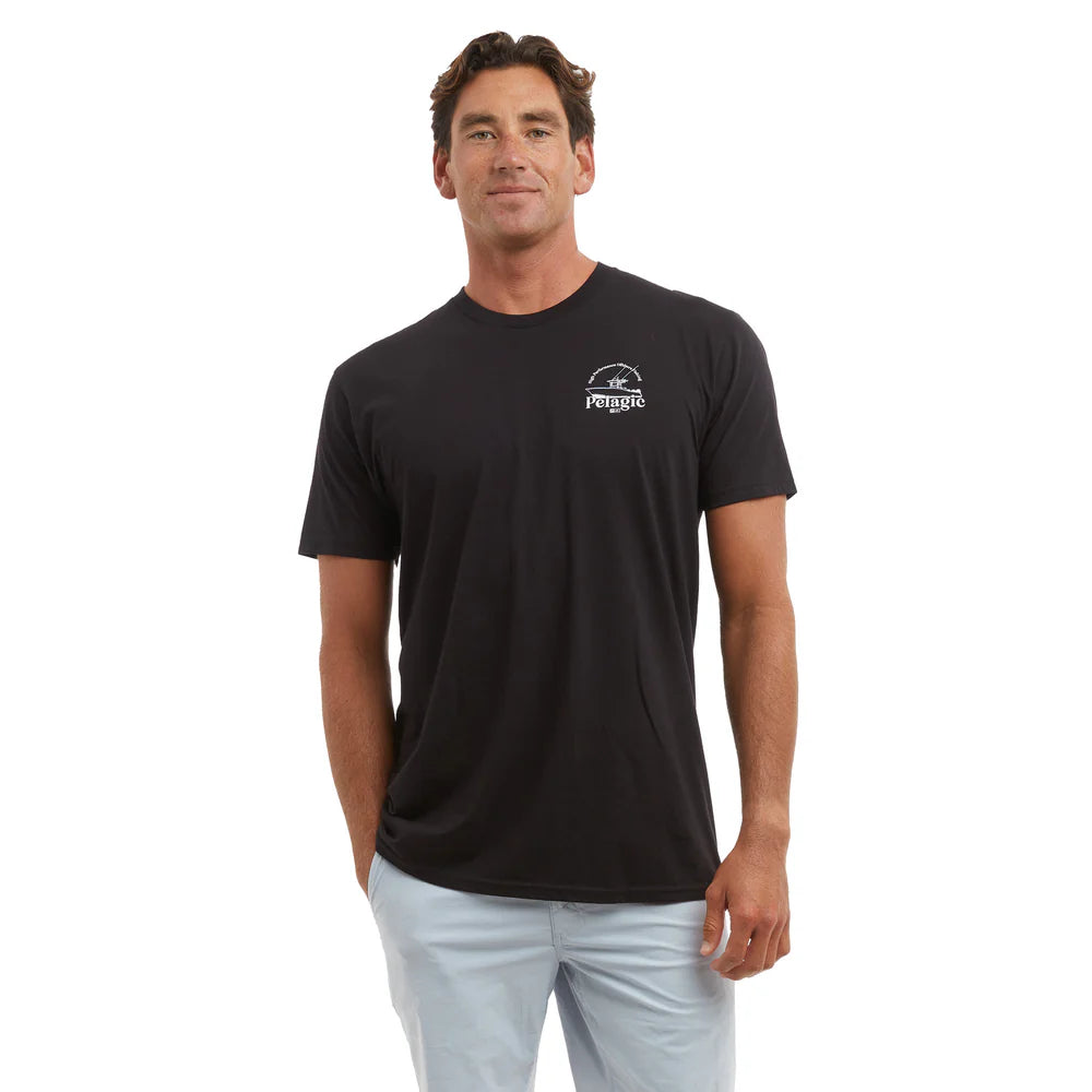 Playera Pelagic Fun Run - Black
