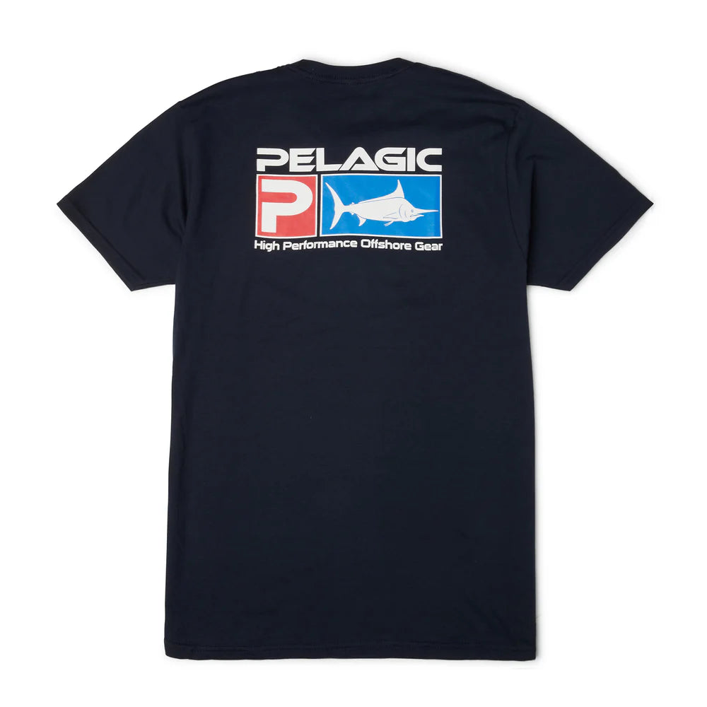 Playera Pelagic Deluxe - Blue Navy