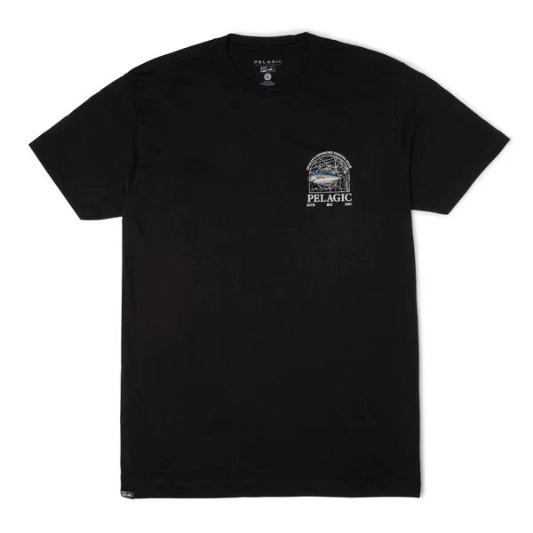 Playera Pelagic Mapped YFT - Black