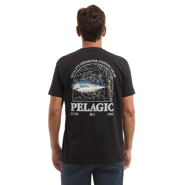 Playera Pelagic Mapped YFT - Black