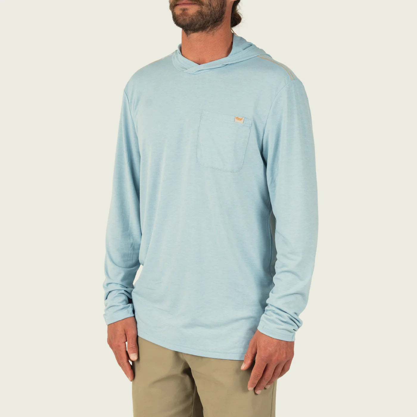 Playera Marsh Wear Buxton Tech Hoodie - Cloud Heather