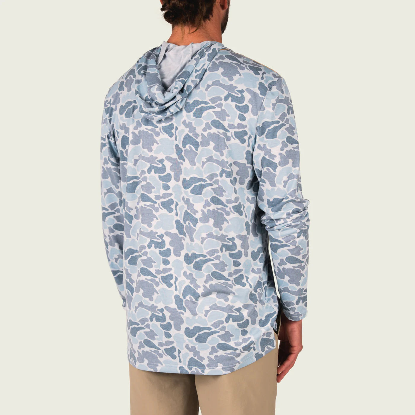Playera Marsh Wear Buxton Tech Hoodie - Silver Mallard Camo
