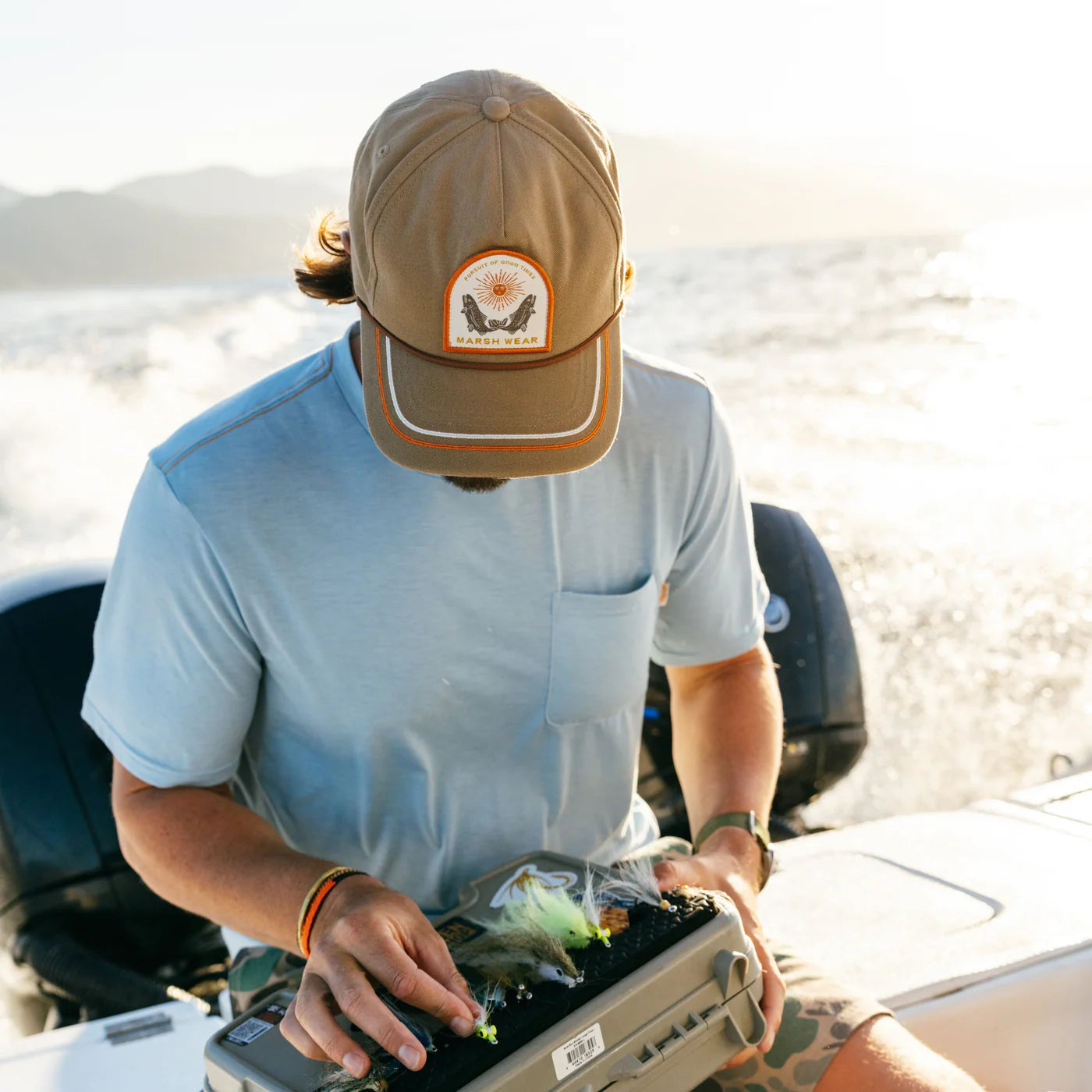 Playera Marsh Wear Buxton Tech Tee - Cloud Heather