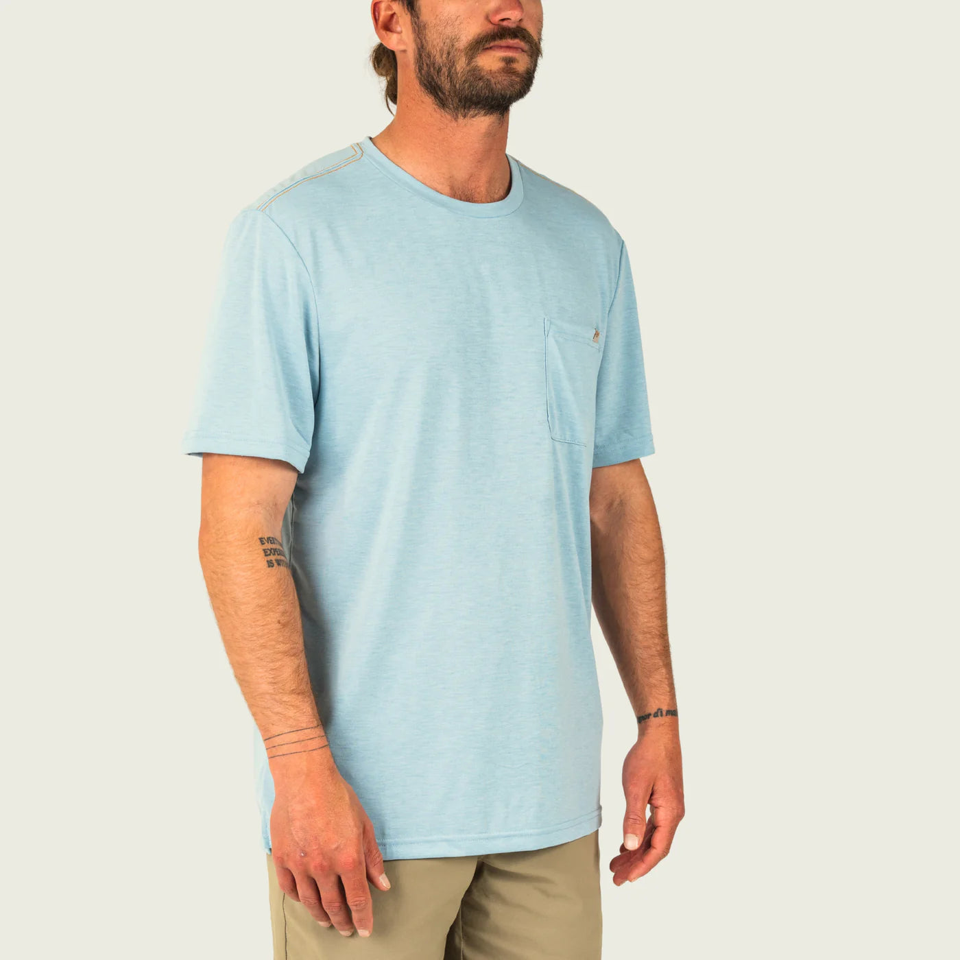 Playera Marsh Wear Buxton Tech Tee - Cloud Heather