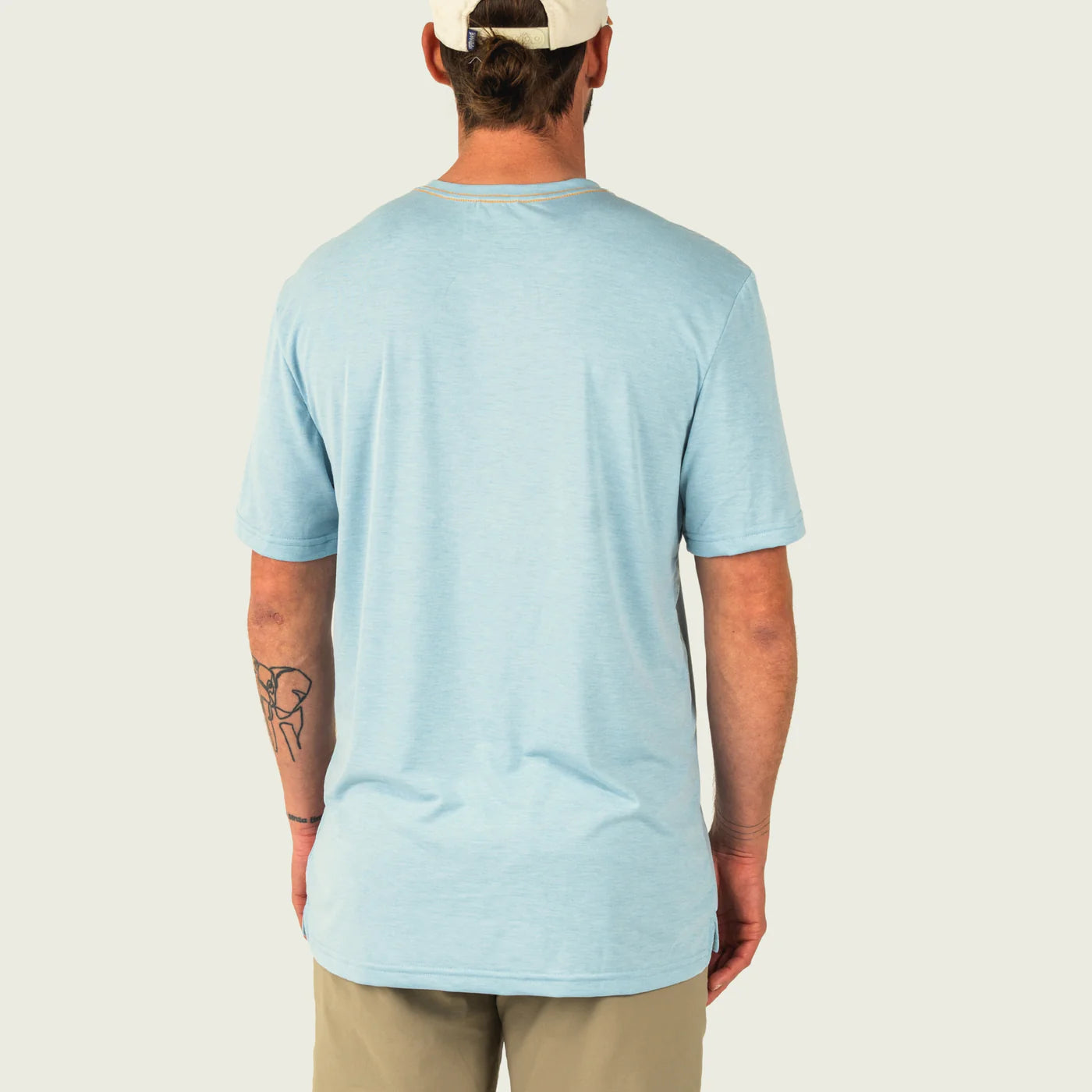 Playera Marsh Wear Buxton Tech Tee - Cloud Heather