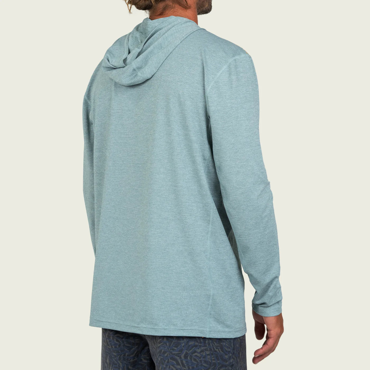 Playera Marsh Wear High Noon Tech Hoodie - Goblin Blue Heather