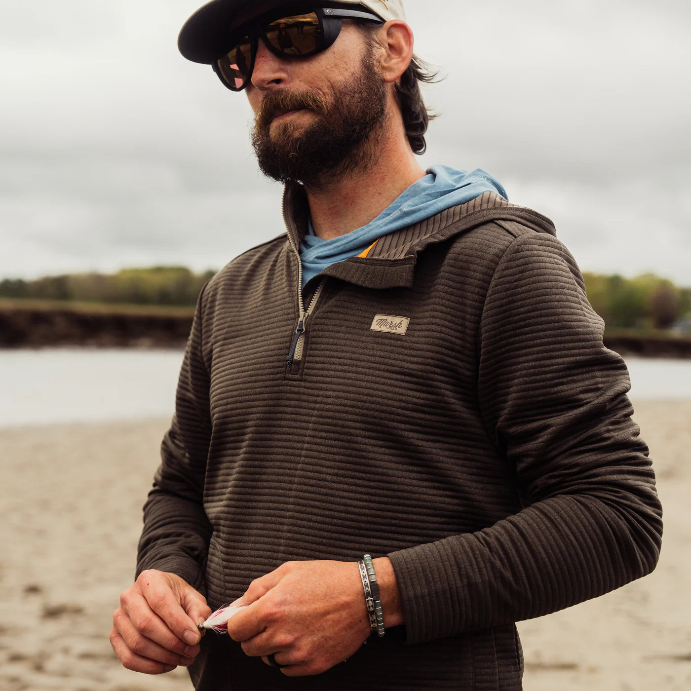 Sudadera Marsh Wear Style MWF1025 Sullivan Tech Hoodie - Canteen