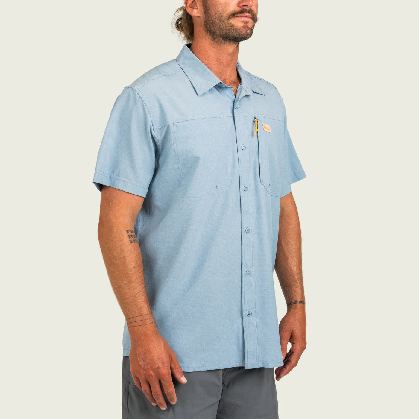 Camisa Marsh Wear Lenwood Tech Shortsleeve Shirt - Tourmaline