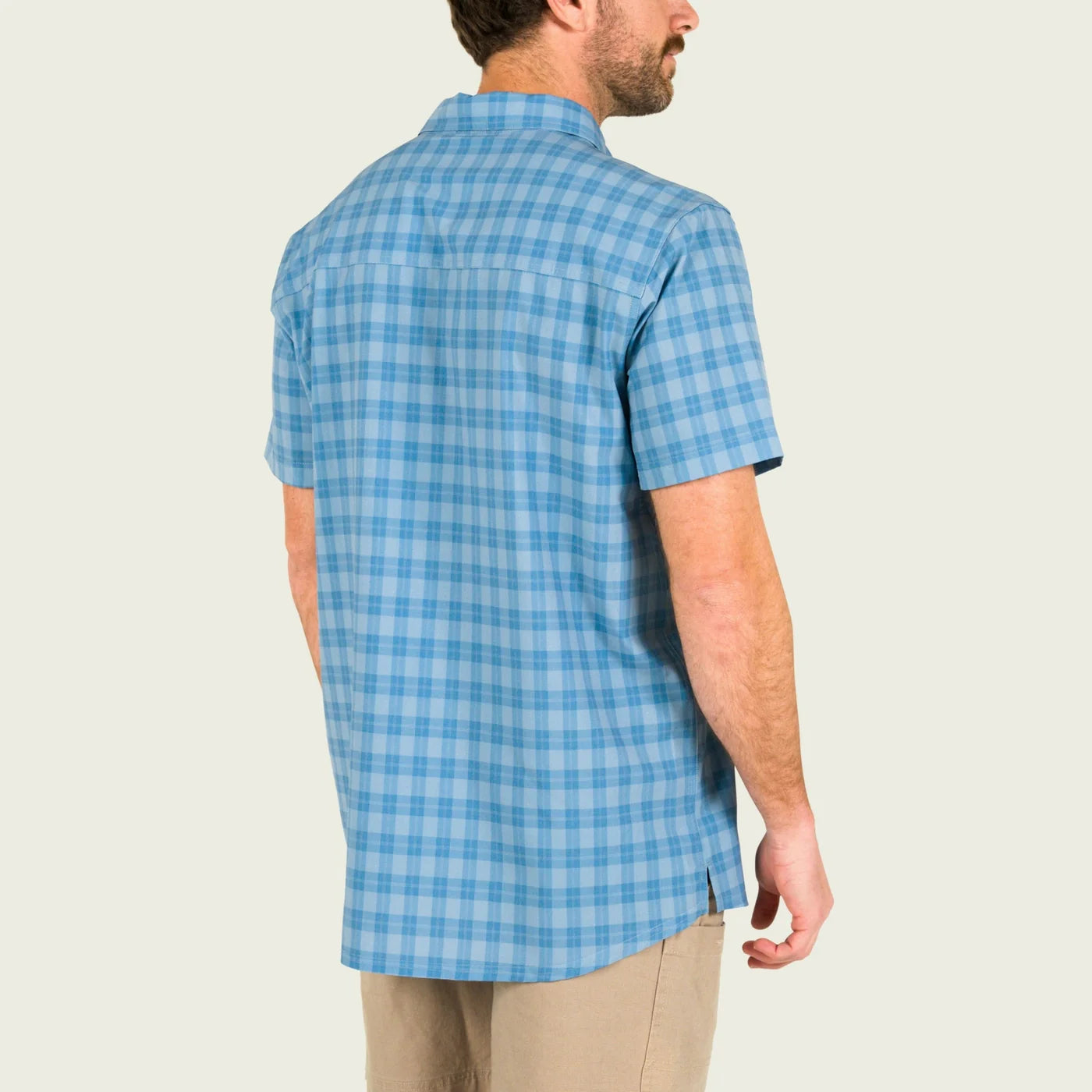 Camisa Marsh Wear Style MWW1019 Lenwood Tech Shortsleeve Shirt - Blue Heaven